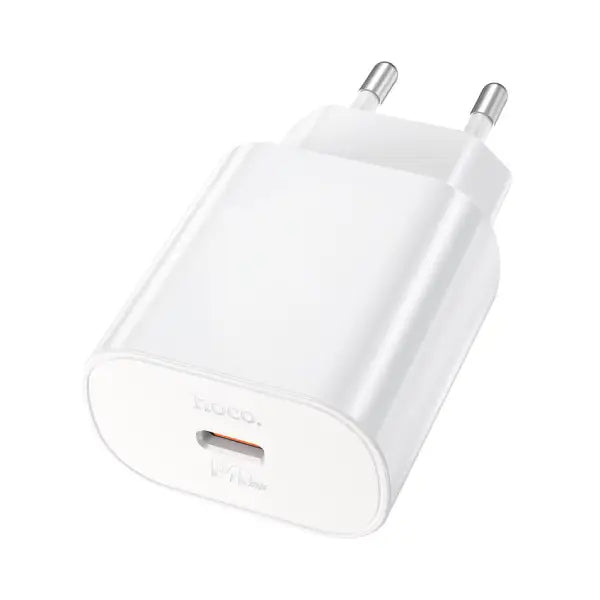 HOCO charger PD 25W with cable Type C Jetta N22 white