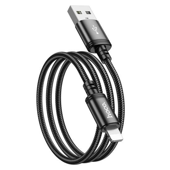 Hoco X89 Type-C to Lightning Charging Cable 2.4A 1M – Black
