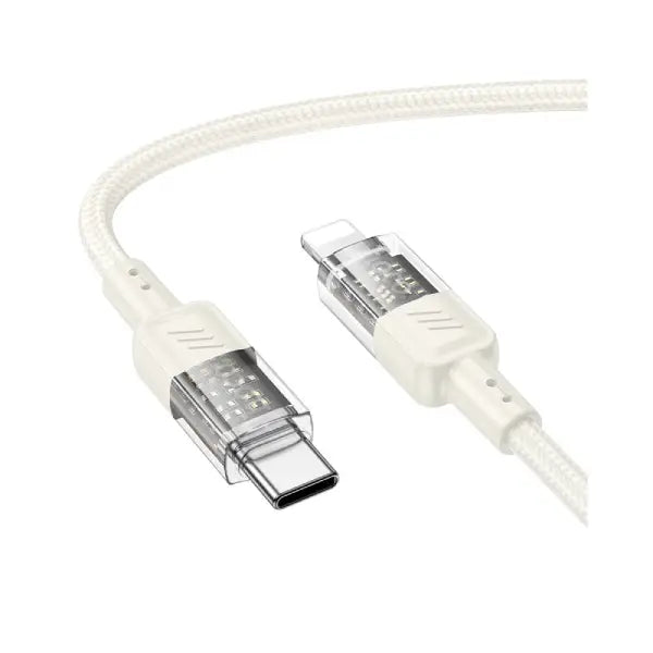 Hoco USB U129 PD 27W Type-C to Lightning 1.2m