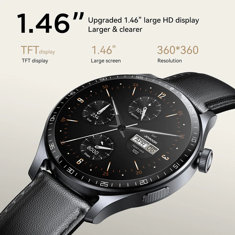 Joyroom JR-FC2 Pro Classic Series Smartwatch  350mAh  1.46-inch - Space Grey