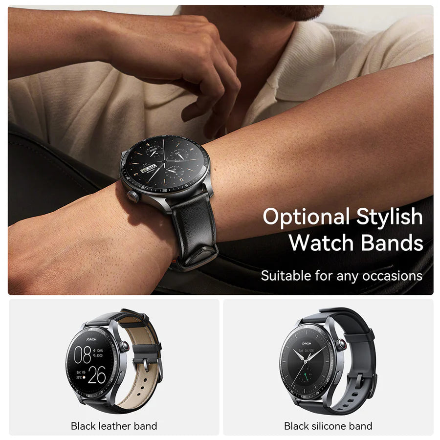 Joyroom JR-FC2 Pro Classic Series Smartwatch  350mAh  1.46-inch - Space Grey