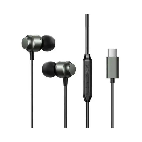 Joyroom JR-EC06 USB-C in-ear headphones - gray