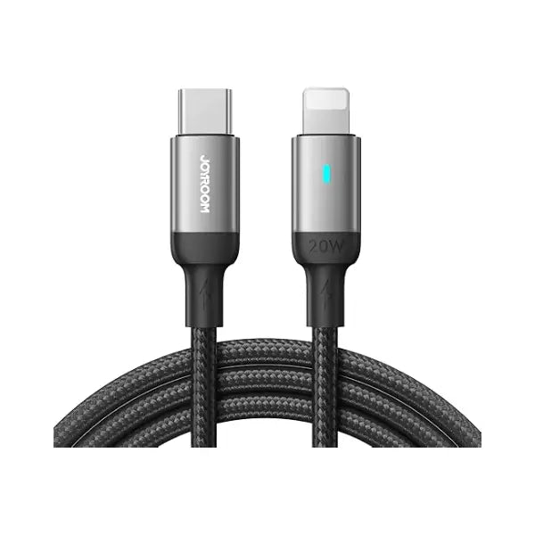 Joyroom USB-C - Lightning 20w PD fast charging Data Cable Black