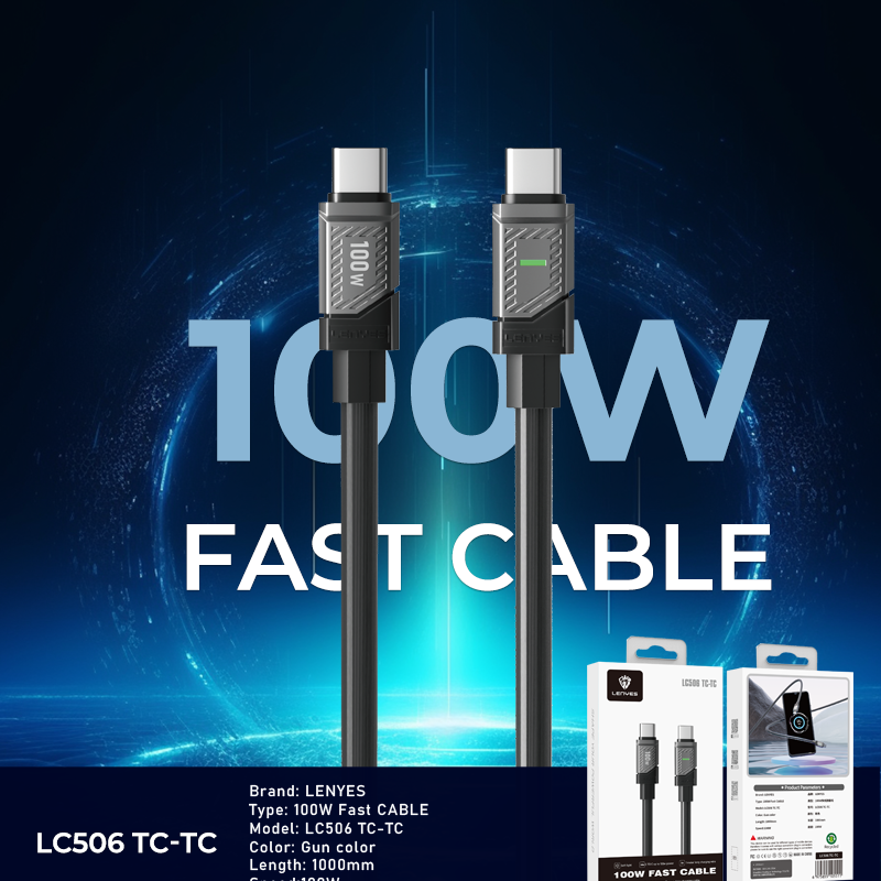 Lenyes 100W Fast Cable LC506 TC-TC