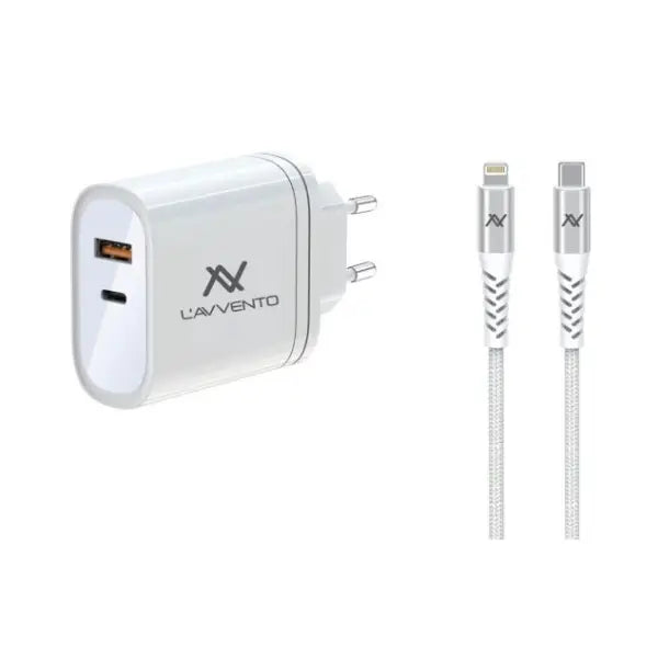 Lavvento Home Charger 36W PD with Type-C Cable up to 60W