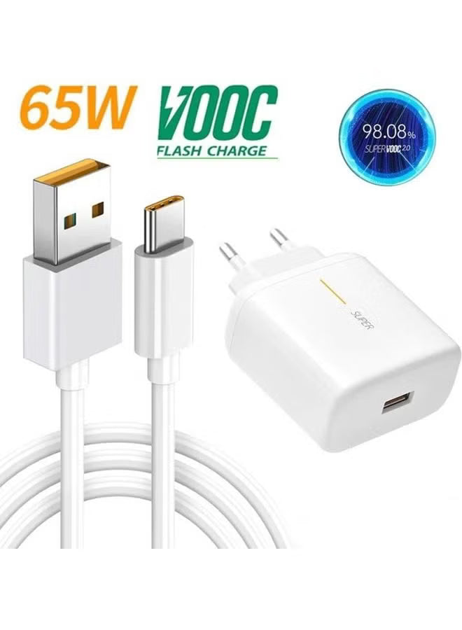 Star Super Vooc LED Charger Type-C 65W ST-050