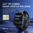 oraimo Watch 5N 2.01 TFT IP68 Smart Watch OSW-806N - Black