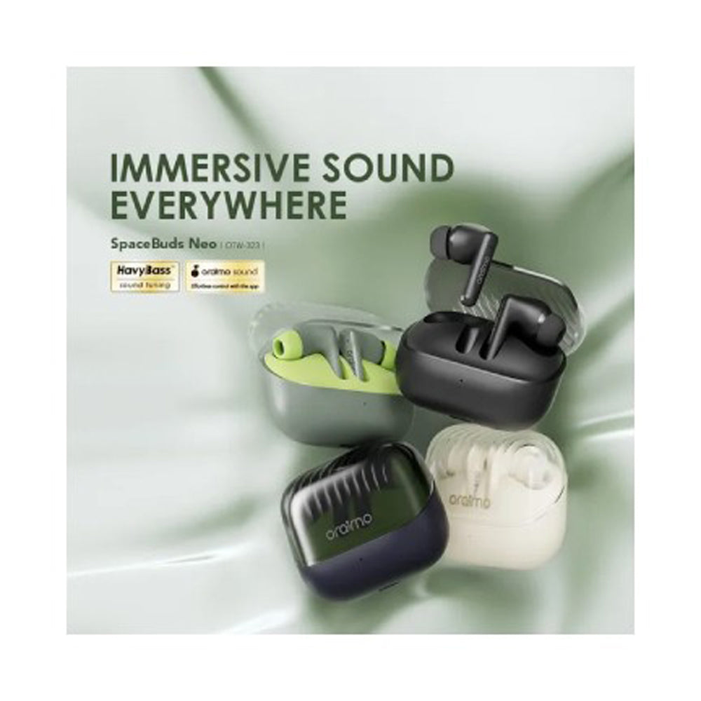 Oraimo SpaceBuds Neo+ In-Ear Earbuds  Black - OTW-323P