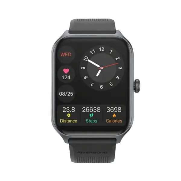 Riversong Motive 7E Smart Watch SW75 - Space Gray