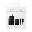 Samsung 45W PD Travel Adapter with Type-C to Type-C Black
