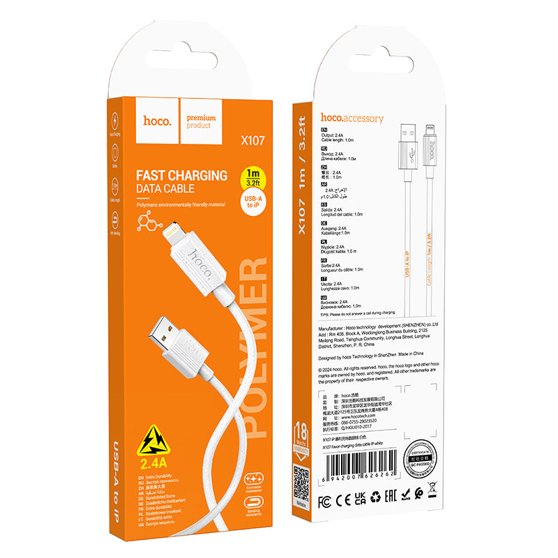 Hoco Lightning USB X107