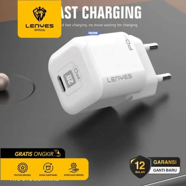 Lenyes Fast Charger 20W PD Adapter Type-C LCH360-EU