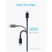 Anker Nylon Cable USB-A to USB-C - 6ft - Black A8173H11