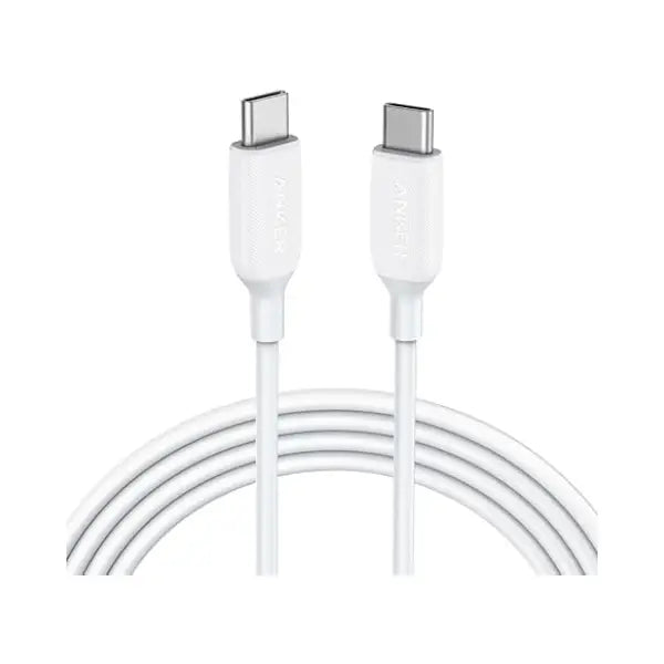 anker powerline III usb-c to usb-c cable White