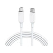 anker powerline III usb-c to usb-c cable White
