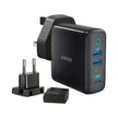anker power port III 3-port 65W - Black