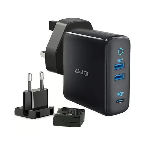 anker power port III 3-port 65W - Black