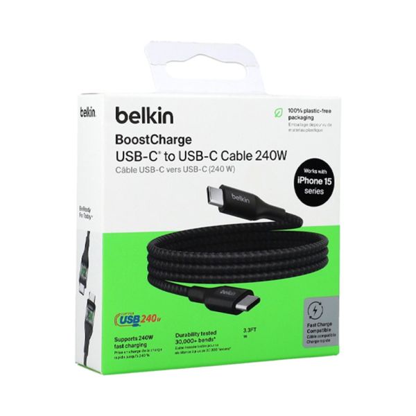 Belkin BOOSTCHARGE USB-C to USB-A Cable 1m Black