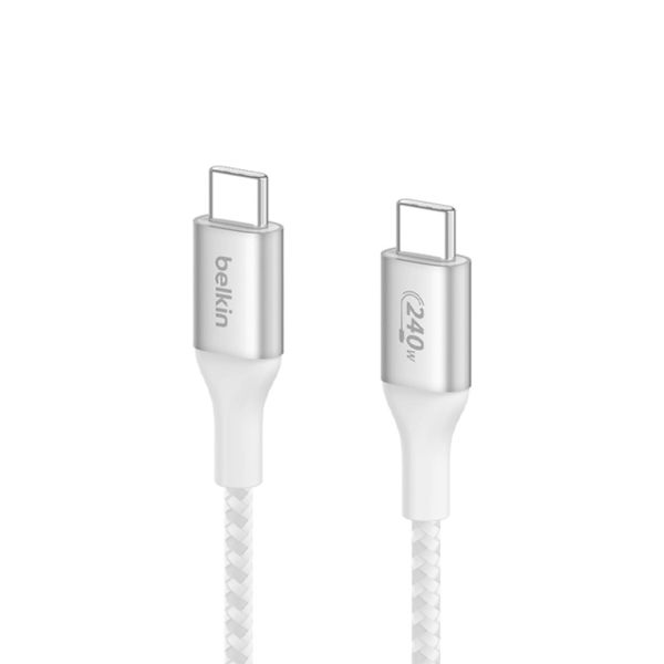 Belkin BOOSTCHARGE Braided USB-C to USB-C Cable 1m White