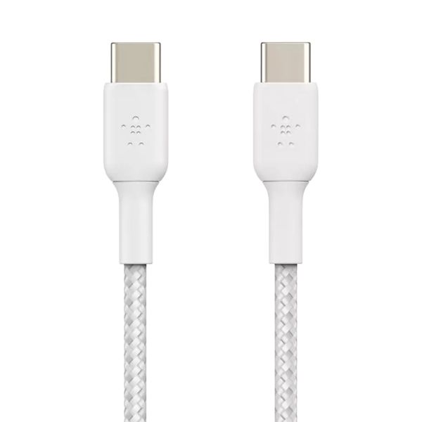 Belkin BOOSTCHARGE Braided USB-C to USB-A Cable 1m White