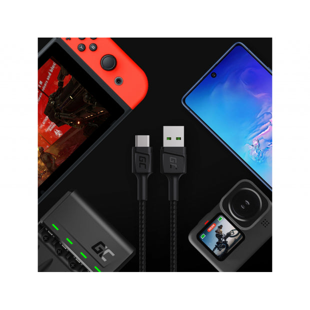 GREEN GE-C026 USB-C to USB-C Cable – Fast Charging 65W GE-C026
