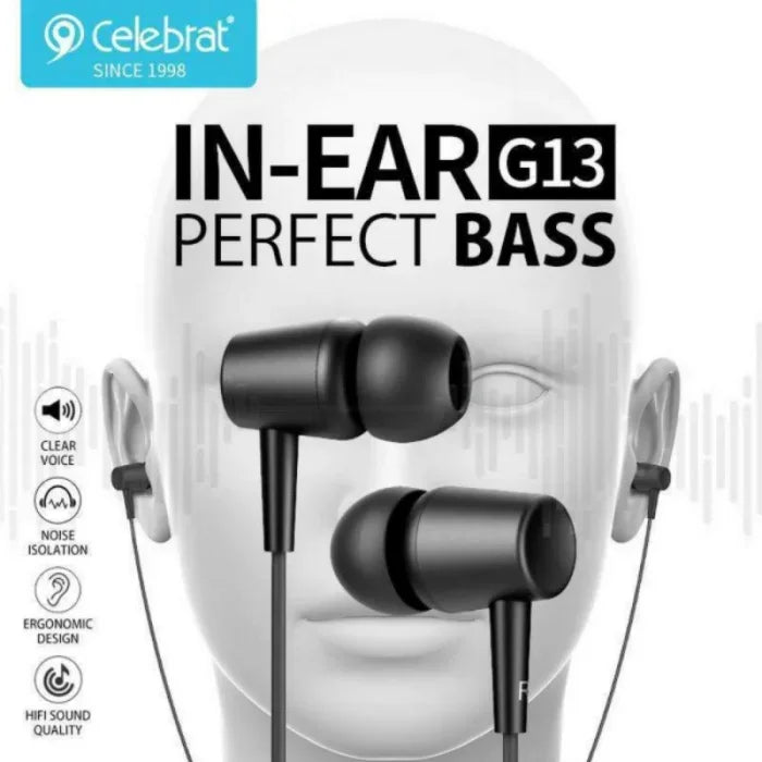 CELEBRAT STEREO EARPHONE G13