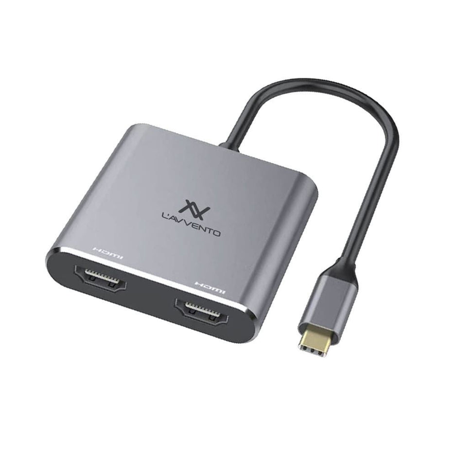 lavvento audio & charger adapter 2 in 1 Type-C