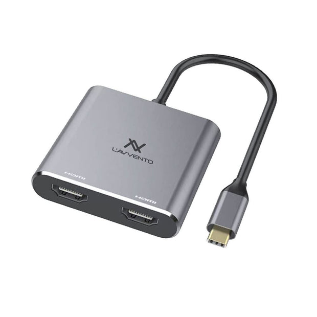 lavvento audio & charger adapter 2 in 1 Type-C