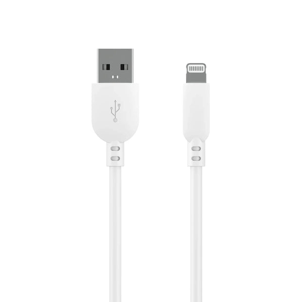 E-train USB-A to Lightning Cable 1M - White