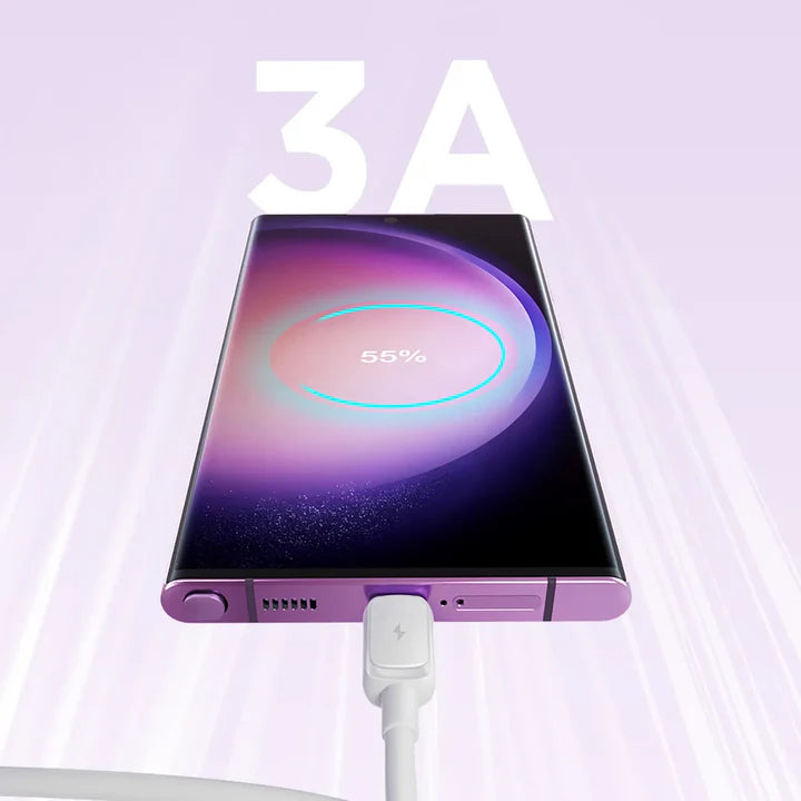 Joyroom Fast Charging Data Cable USB-A To Type-C 3A 1.2M - S-A14  - Blue