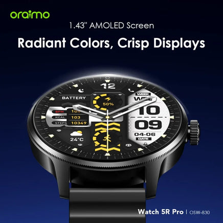 ORAIMO WATCH 5R PRO SMARTWATCH OSW-830 - Black