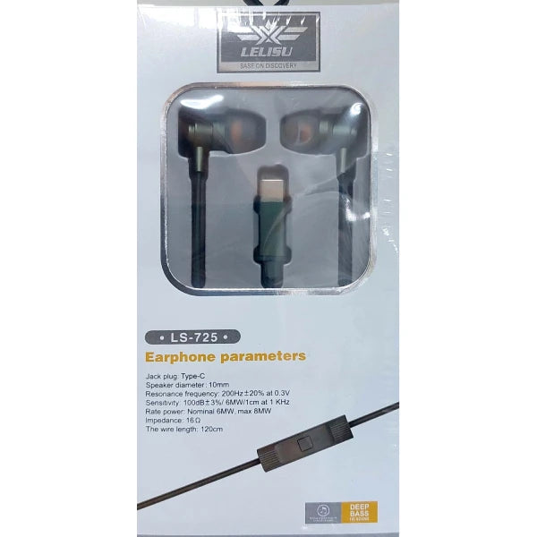 LELISU EARPHONE Type-C LS-725
