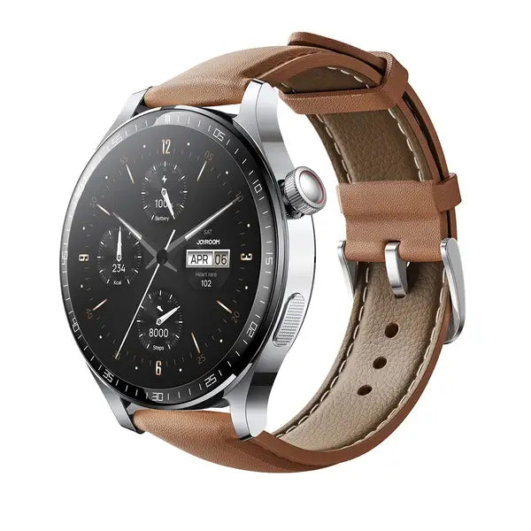Joyroom JR-FC2 Pro Classic Series Smartwatch  350mAh  1.46-inch - Black Brown