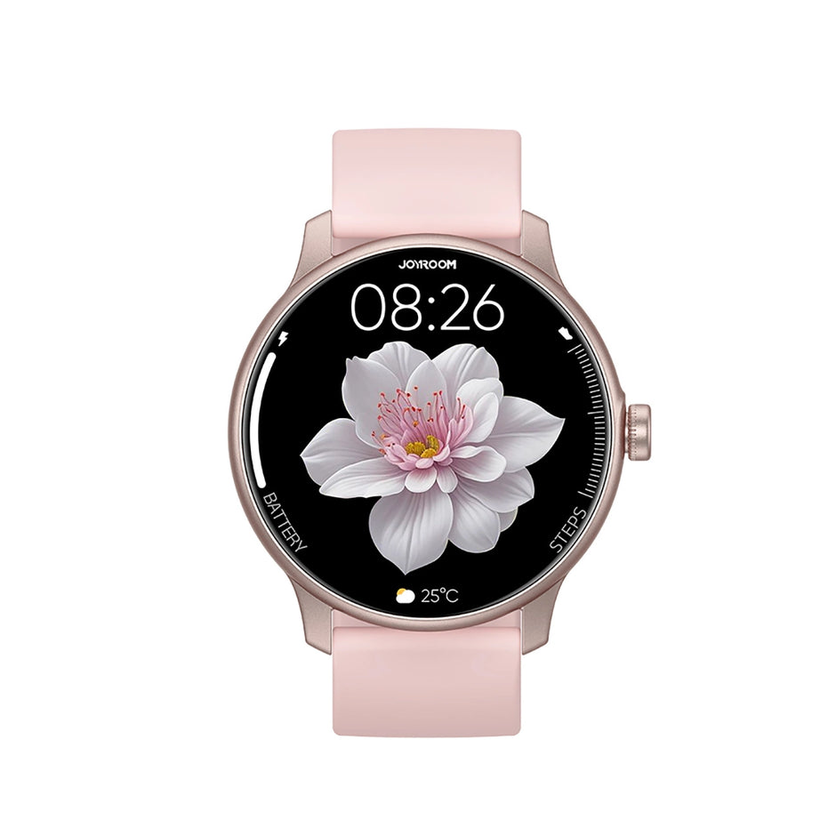 Joyroom Classis Series JR-FC1 Smartwatch with Call Answering Function / IP68 Protection - Rose Gold