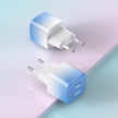 hoco C101A 20W PD CHARGER USB-C TO USB-C - Ice Blue