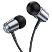 Wired headphones Hoco M108 Spring Metal Silver