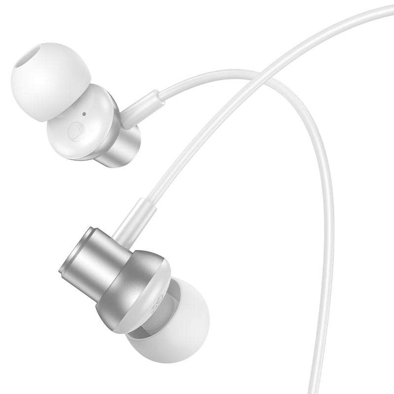 Hoco Universal Wired Earphones M110 - Silver