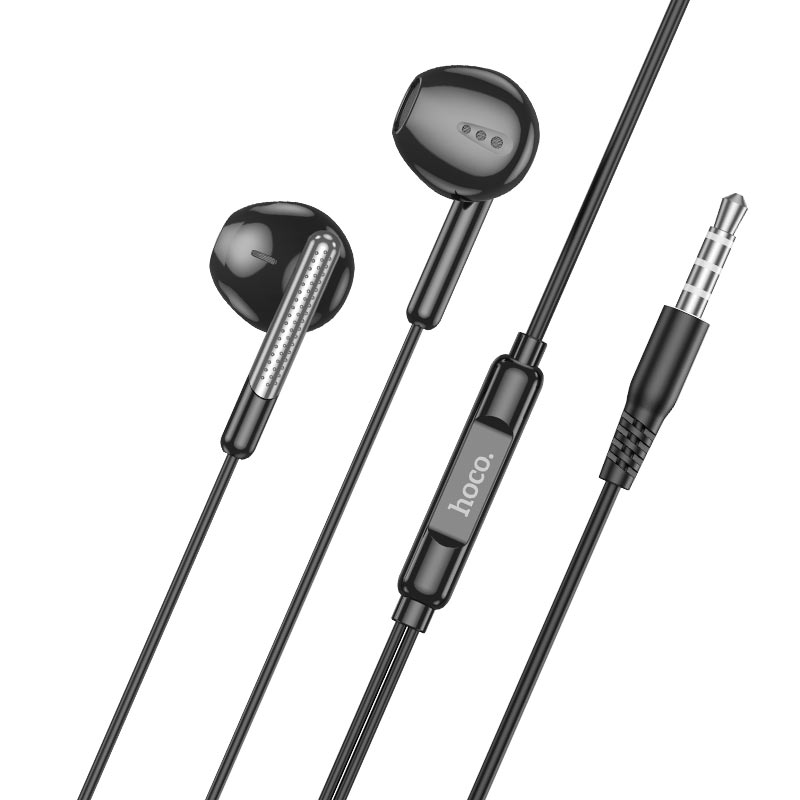 Hoco Universal Wired Earphones M123 - Black
