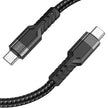 Hoco Charging Data Cable U110 Type-C To Type-C 60w 1.2m Black