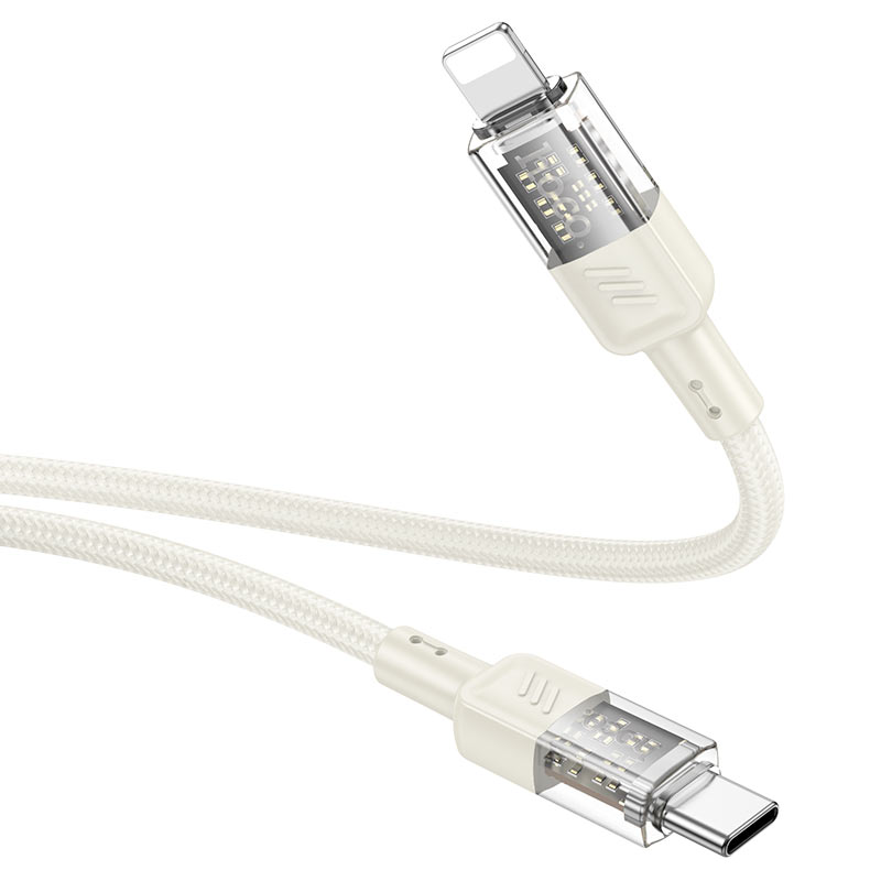 Hoco USB U129 PD 27W Type-C to Lightning 1.2m