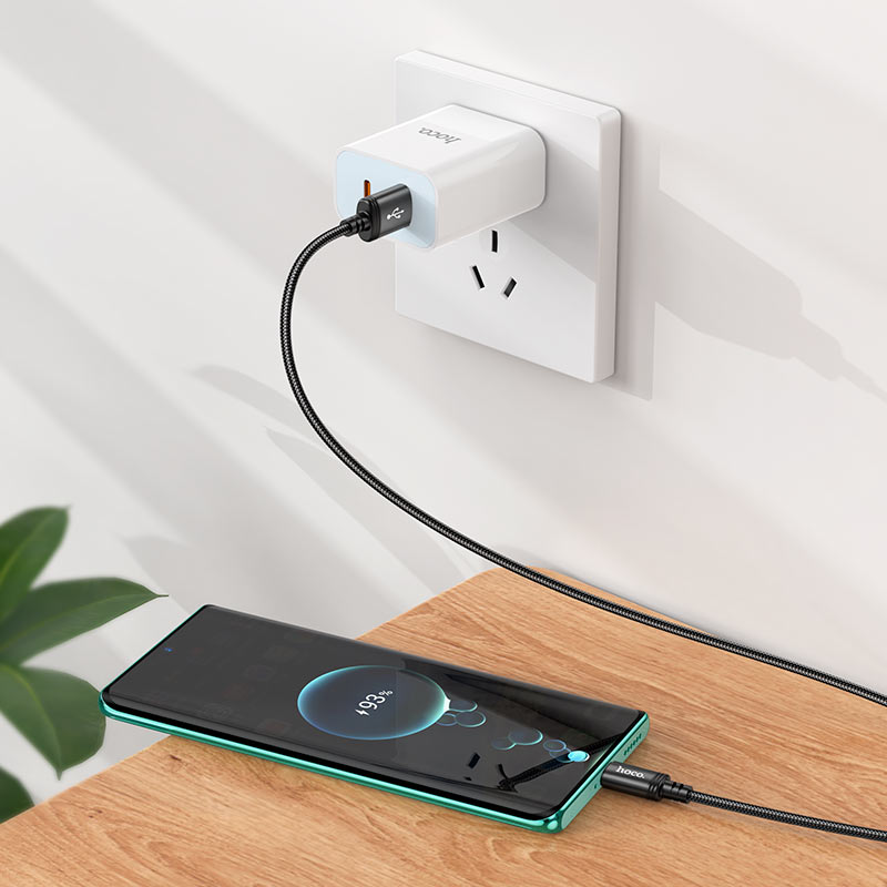 HOCO X89 Cable USB To Type-C 1M 3.0A - Black