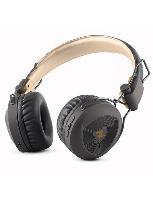 LAVVENTO (HP236) Headphone With Mic Turbo Bass Mode - Gray Gold inner