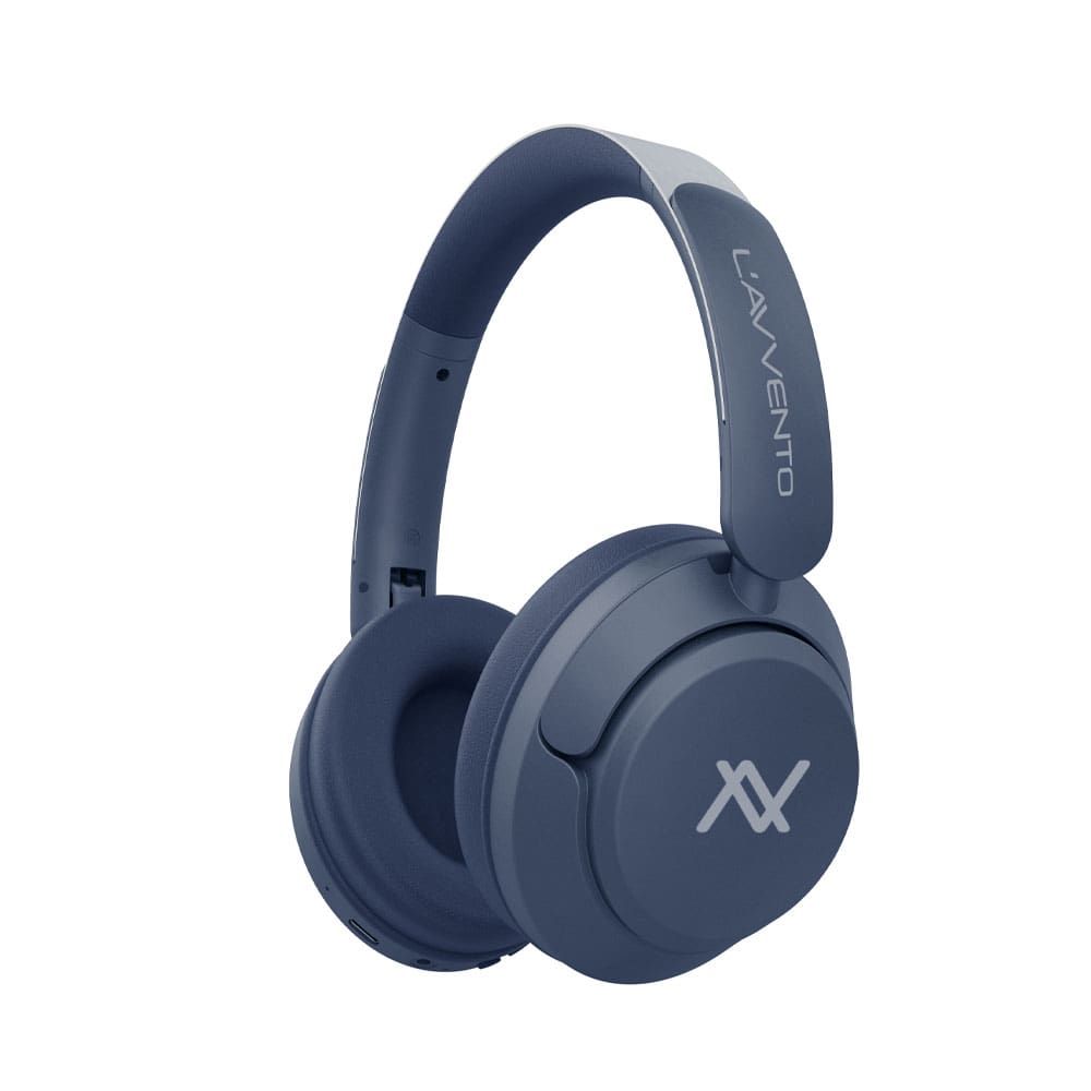 LAVVENTO (HP25L) ANC Wireless Headphone Bluetooth 5.3 Battery 300 MAh - Blue