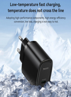 Yesido YC57B USB-C 20W  Fast Wall Charger - Black