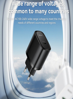 Yesido YC57B USB-C 20W  Fast Wall Charger - Black