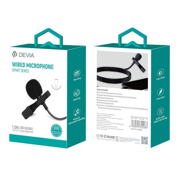 Devia Smart series wired Microphone Lightning