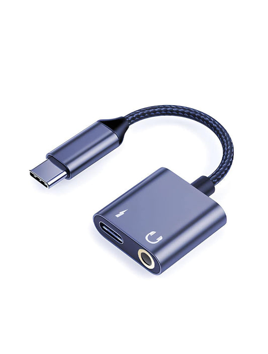 lavvento audio & charger adapter 2 in 1 Type-C