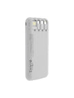 Devia Kintone series Power Bank with 4 cables 10000mAh - White