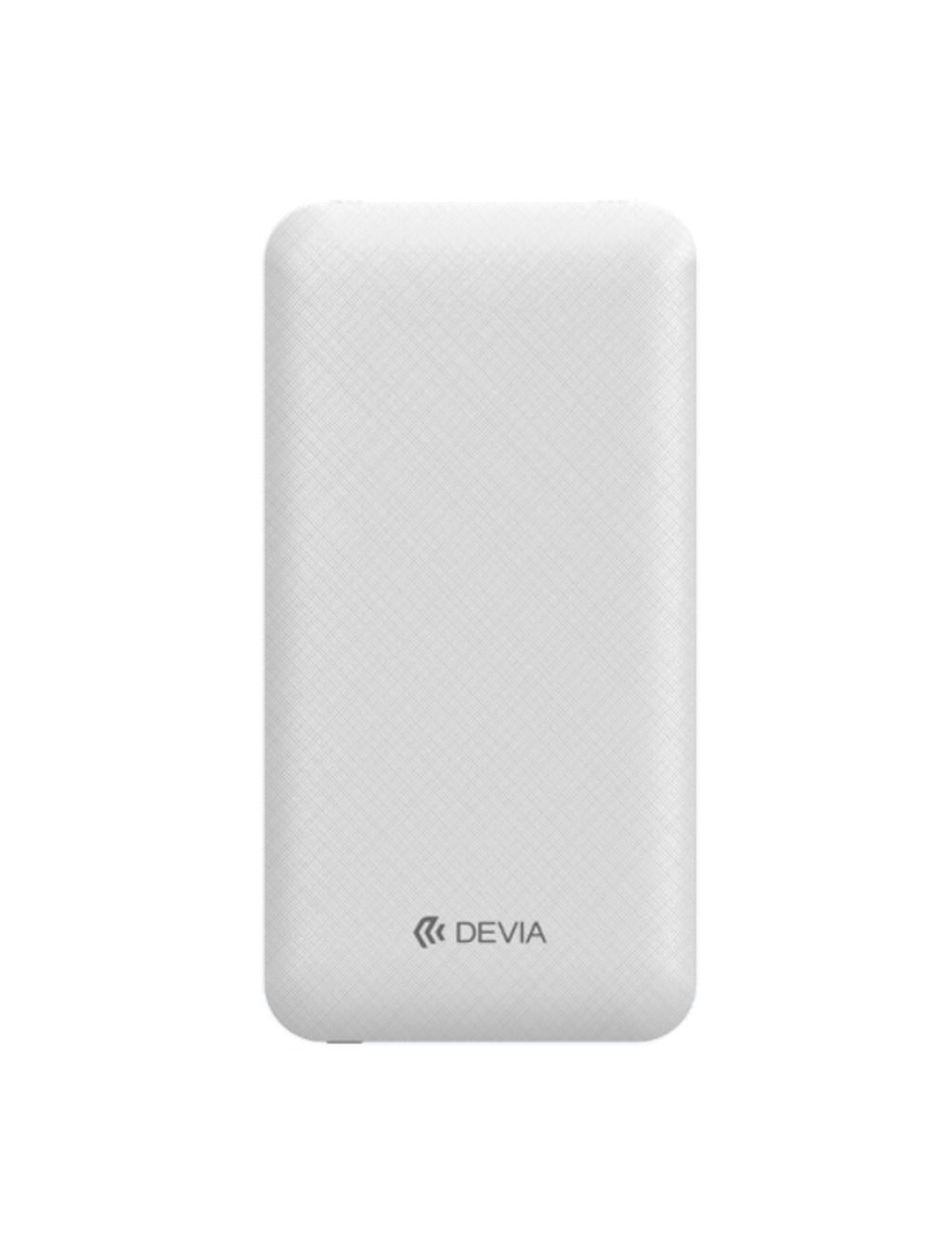 Devia Kintone series Power Bank with 4 cables 10000mAh - White
