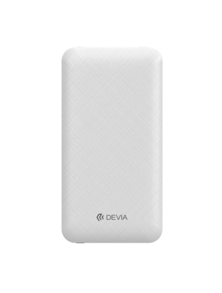 Devia Kintone series Power Bank with 4 cables 10000mAh - White